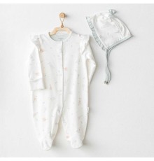 Andywawa AC25510 Love Family Bebek Tulum Takım Ekru
