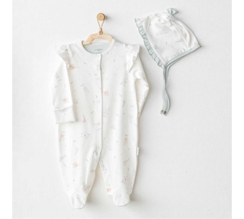 Andywawa AC25510 Love Family Bebek Tulum Takım Ekru Andywawa AC25510 Love Family Bebek Tulum Takım Ekru