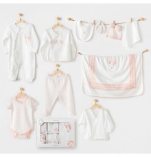 Andywawa AC25551 Newborn Set Pınk Baloons 10'Lu Hastane Çıkışı Ekru