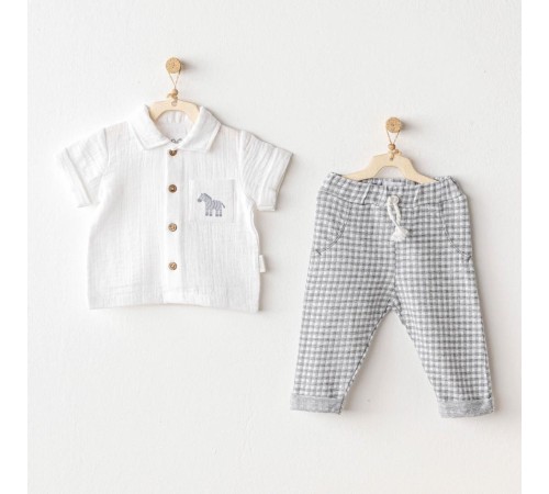 Andywawa AC25813 Little King 2'Li Takım Grey Andywawa AC25813 Little King 2'Li Takım Grey