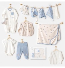 Andywawa AC25911 Newborn Set Dino 10'Lu Hastane Çıkışı Beige