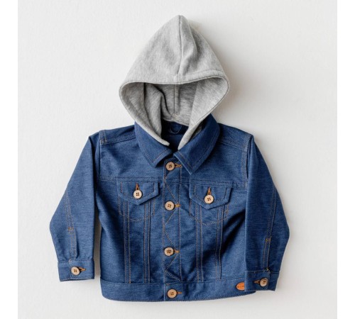 Andywawa AC25936 Jacket Casual Bebek Ceket İndigo Andywawa AC25936 Jacket Casual Bebek Ceket İndigo