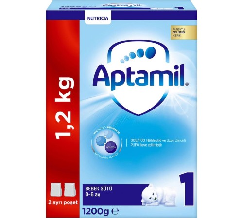 Aptamil Bebek Sütü Maması No1 0-6 Ay 1200 Gr Aptamil Bebek Sütü Maması No1 0-6 Ay 1200 Gr