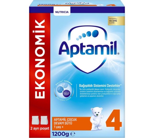Aptamil Çocuk Devam Sütü Maması No4 1 Yaş+ 1200 Gr