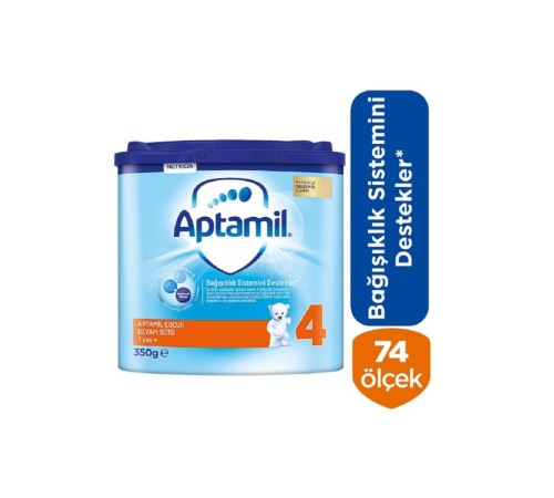 Aptamil Çocuk Devam Sütü Maması No4 1 Yaş+ 350 Gr Aptamil Çocuk Devam Sütü Maması No4 1 Yaş+ 350 Gr