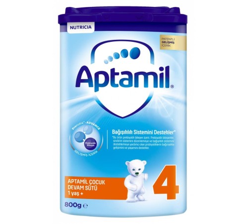 Aptamil Çocuk Devam Sütü Maması No4 1 Yaş+ 800 Gr Aptamil Çocuk Devam Sütü Maması No4 1 Yaş+ 800 Gr