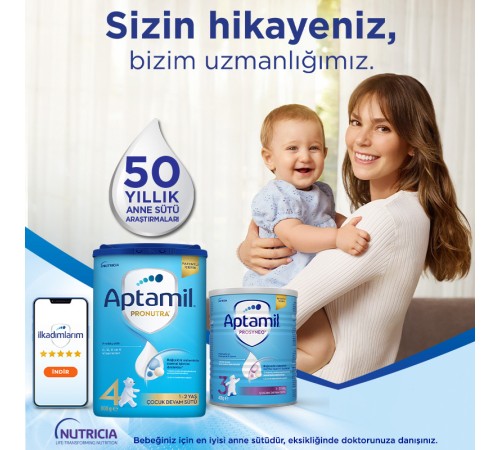 Aptamil Çocuk Devam Sütü Maması No4 1 Yaş+  800 Gr