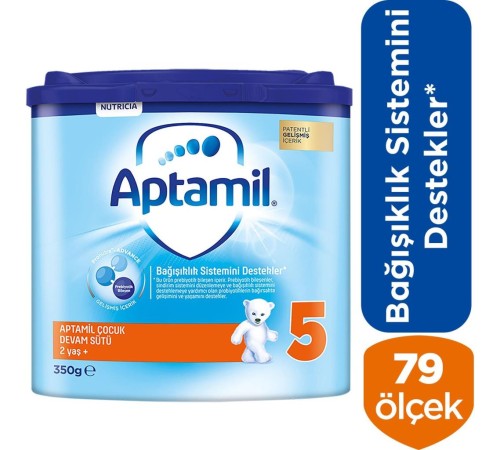 Aptamil Çocuk Devam Sütü Maması No5 2 Yaş+ 350 Gr Aptamil Çocuk Devam Sütü Maması No5 2 Yaş+ 350 Gr