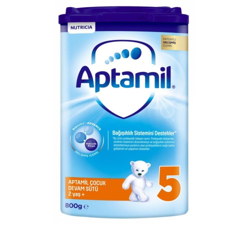 Aptamil Çocuk Devam Sütü Maması No5 2 Yaş+ 800 Gr Aptamil Çocuk Devam Sütü Maması No5 2 Yaş+ 800 Gr