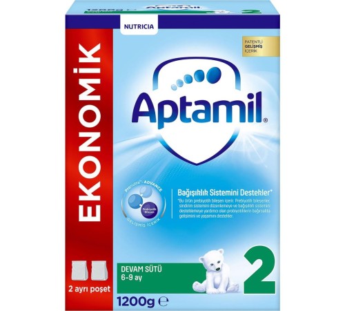 Aptamil Devam Sütü Maması No2 6-9 Ay 1200 Gr Aptamil Devam Sütü Maması No2 6-9 Ay 1200 Gr