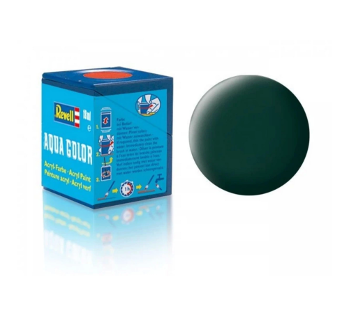 Aqua Color Black Green - Mat Boya- 18 ml Aqua Color Black Green - Mat Boya- 18 ml