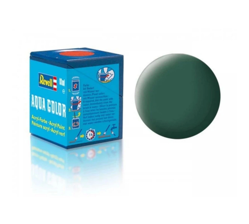 Aqua Color Dark Green - Mat Boya - 18 ml Aqua Color Dark Green - Mat Boya - 18 ml