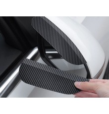 Araba Ayna Yağmur Koruyucu Siper Karbon Desenli