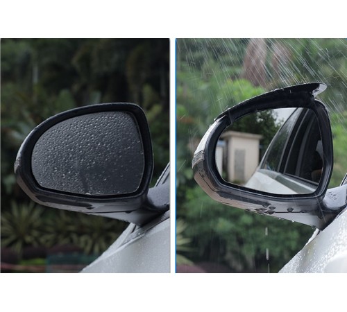 Araba Ayna Yağmur Koruyucu Siper Karbon Desenli