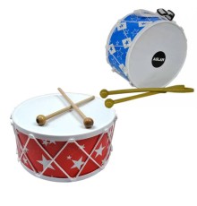 ASL-08 RENKLİ B. DAVUL AHŞAP DESEN POŞETLİ