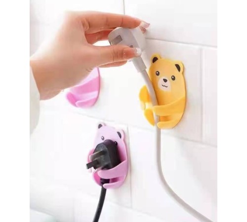 Ayıcık Desenli Çok Amaçlı 4 lü Fiş Tutucu