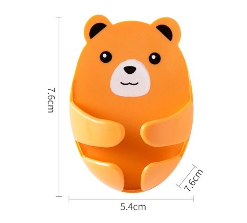 Ayıcık Desenli Çok Amaçlı 4 lü Fiş Tutucu