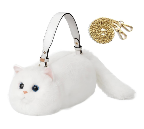 B&D Kedi El Çantası Beyaz B&D Kedi El Çantası Beyaz