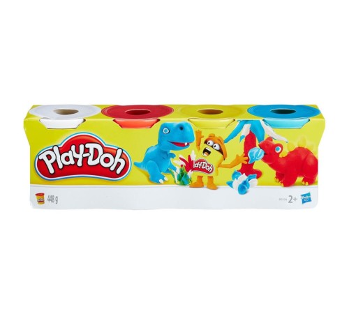 B5517 Play-Doh 4'lü Hamur / +2 yaş B5517 Play-Doh 4'lü Hamur / +2 yaş
