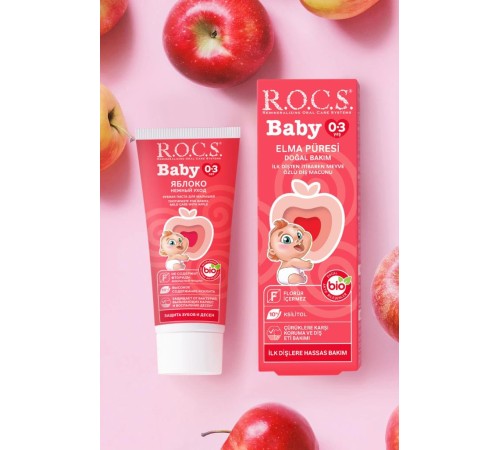 .Baby Diş Macunu 35ml 0-3 Yaş Elma