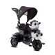 Babyhope 127A Little Panda 3 Tekerli Kontrollü Bisiklet (Pedli) Gri