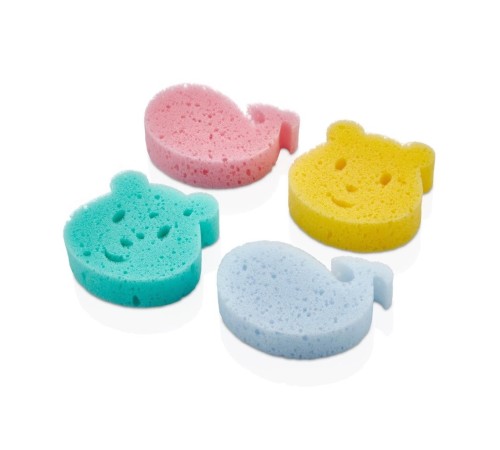 BabyJem 4lü Bebek Banyo Süngeri 618 BabyJem 4lü Bebek Banyo Süngeri 618