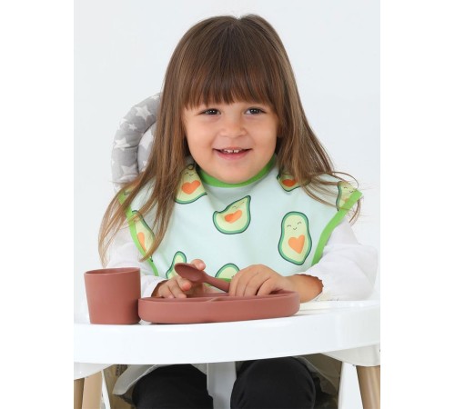 BabyJem Baskılı BLW Kolsuz Önlük 788 Avokado BabyJem Baskılı BLW Kolsuz Önlük 788 Avokado