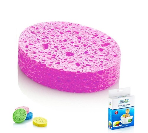 Bebek Banyo Süngeri Selülozik 020 Pembe