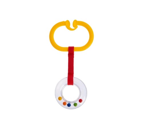 BabyJem Çıngıraklı Puset Halkası 876 Sarı BabyJem Çıngıraklı Puset Halkası 876 Sarı
