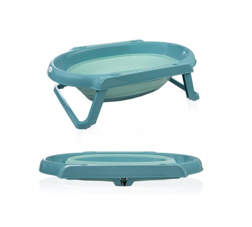 BabyJem Katlanır Banyo 5'Li Küvet Seti 596 Turkuaz