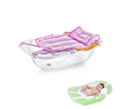 BabyJem Köpüklü Bebek Banyo Küvet Filesi 164 Pembe BabyJem Köpüklü Bebek Banyo Küvet Filesi 164 Pembe