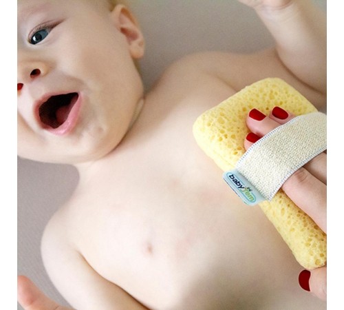 Lastikli Bebek Yıkama Süngeri 752 Lastikli Bebek Yıkama Süngeri 752