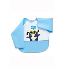 Poli Muşamba Kollu Mama Önlüğü 034 Mavi