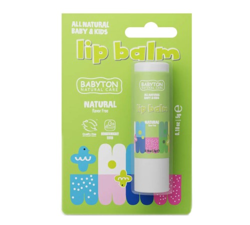 Babyton Bebek ve Çocuklar İçin Doğal Dudak Koruyucu Balm Naturel