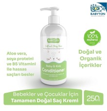 Babyton Bebek ve Çocuklar İçin Doğal Saç Kremi 250 ml