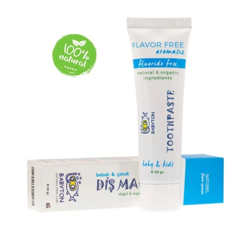 Babyton Organik Doğal Natural Diş Macunu 50 Gr Babyton Organik Doğal Natural Diş Macunu 50 Gr