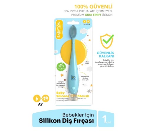 Babyton Silikon Diş Fırçası Babyton Silikon Diş Fırçası