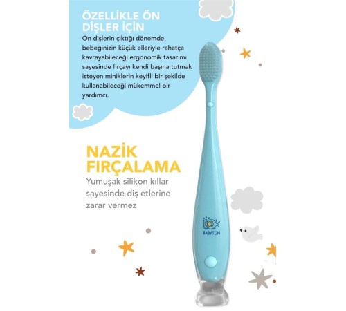 Babyton Silikon Diş Fırçası Babyton Silikon Diş Fırçası