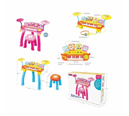 BAO-1601 24 Tuşlu DJ Piano Davul Mp3 -Vardem BAO-1601 24 Tuşlu DJ Piano Davul Mp3 -Vardem