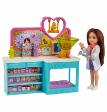 Barbie Chelsea Meslekleri Öğreniyor Veteriner Oyun Seti HGT12