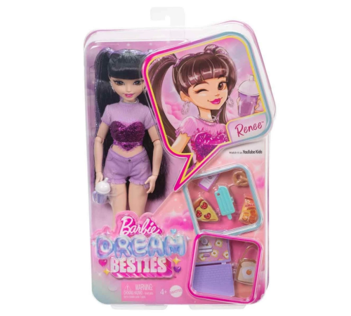 Barbie Dream Besties Renee Bebek ve Aksesuarları HYC24 Barbie Dream Besties Renee Bebek ve Aksesuarları HYC24