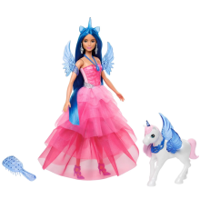 Barbie Mavi Saçlı Prenses Bebek