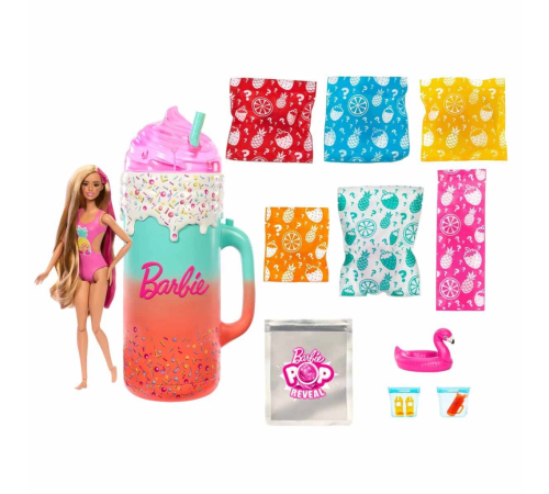Barbie Pop Reveal Sürpriz Bardak Oyun Seti HRK57 Barbie Pop Reveal Sürpriz Bardak Oyun Seti HRK57