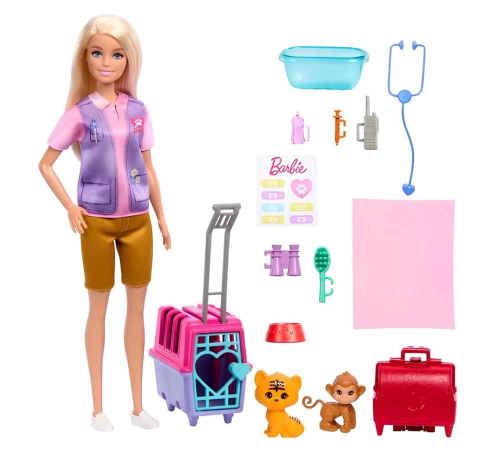 Barbie Veteriner Mini Oyun Seti Barbie Veteriner Mini Oyun Seti