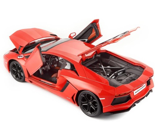 Bburago 1:18 Lamborghini Aventador LP700-4 Turuncu Model Araba Bburago 1:18 Lamborghini Aventador LP700-4 Turuncu Model Araba