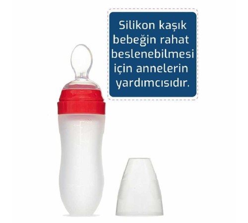 Bebedor Silikon Kaşıklı Biberon 120 ml 7509 Bebedor Silikon Kaşıklı Biberon 120 ml 7509