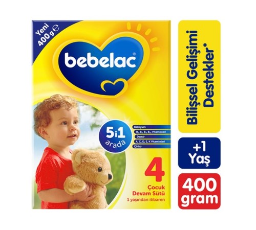 Bebelac Bebek Devam Sütü No4 400 Gr Bebelac Bebek Devam Sütü No4 400 Gr