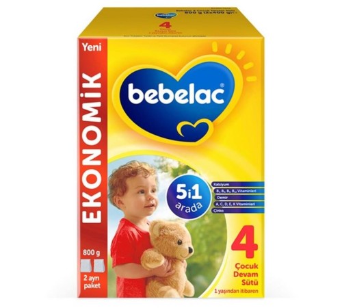 Bebelac Bebek Devam Sütü No4 800 Gr Bebelac Bebek Devam Sütü No4 800 Gr