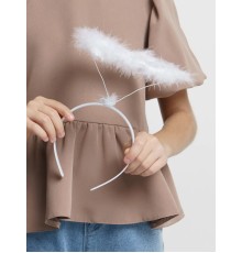 Beyaz Otrişli Tüylü Esnek Yapı Melek Haresi Melek Tacı