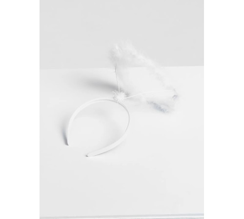 Beyaz Otrişli Tüylü Esnek Yapı Melek Haresi Melek Tacı